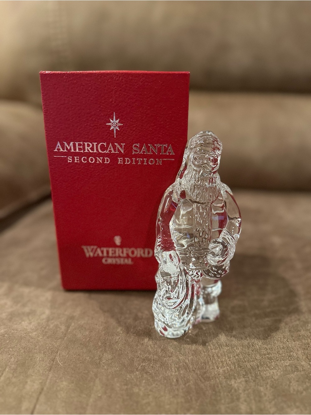 Waterford Crystal American Santa Second Edition Figure